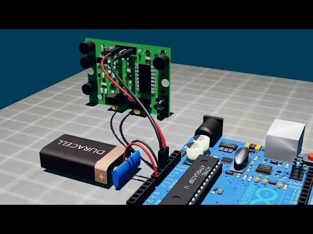 pin Configuration of Arduino Uno in animation