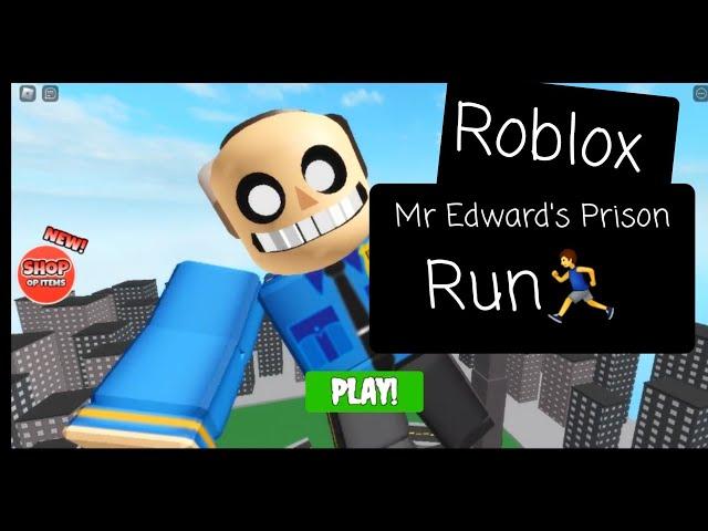 Roblox Escape Mr. Edward Prison Run Mr. Edward Looks Evil I Need To Escape Prison