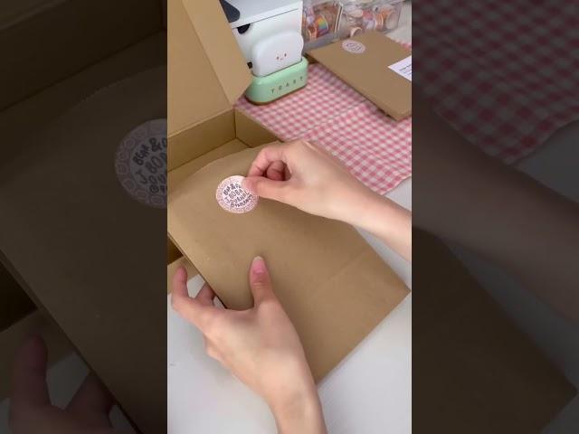 Packing a journal order! (ASMR edition) #asmr #packaging #packwithme #journal #cute