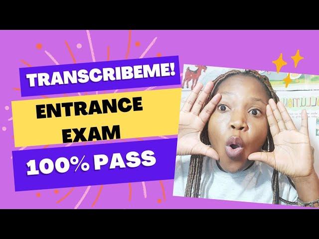 transcribeme english entrance exam answers 2022, 100% pass guaranteed. All answers given