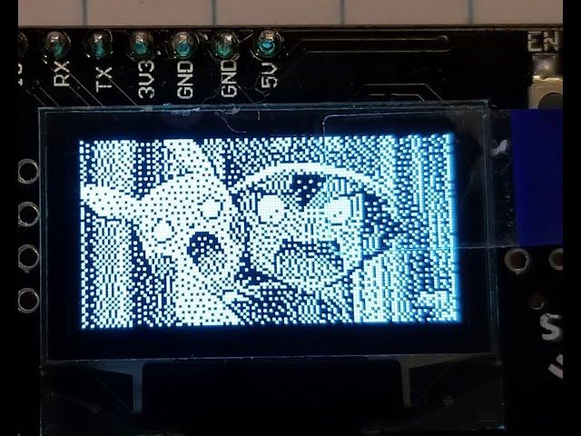 Esp32 MicroPython ssd1306 OLED animations.