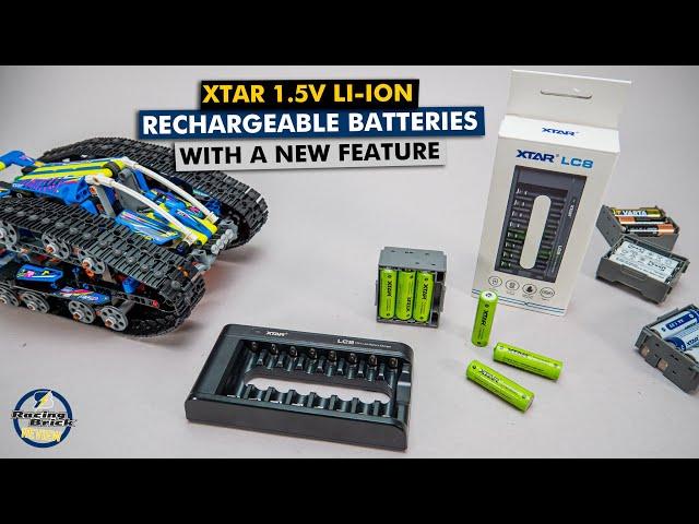 Testing rechargeable XTAR Li-ion 1.5V AA batteries with a useful new feature