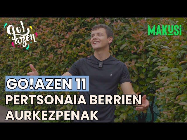 PERTSONAIA BERRIEN AURKEZPENA - GO!AZEN 11 - MAKUSI