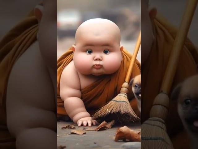 Monk cute baby  @md.sohanur66