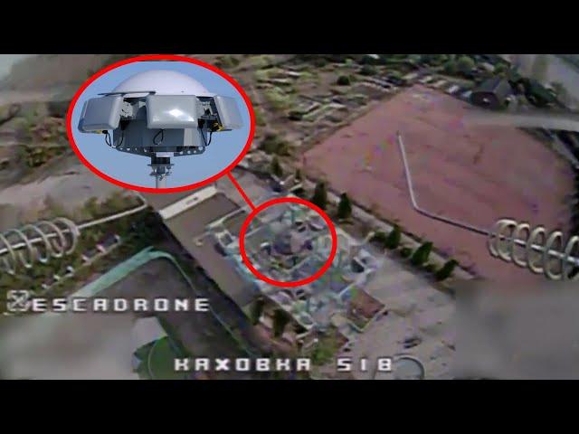 Ukrainian FPV Drone Destroy Anti Drone Electronic Warfare Strizh-3 System