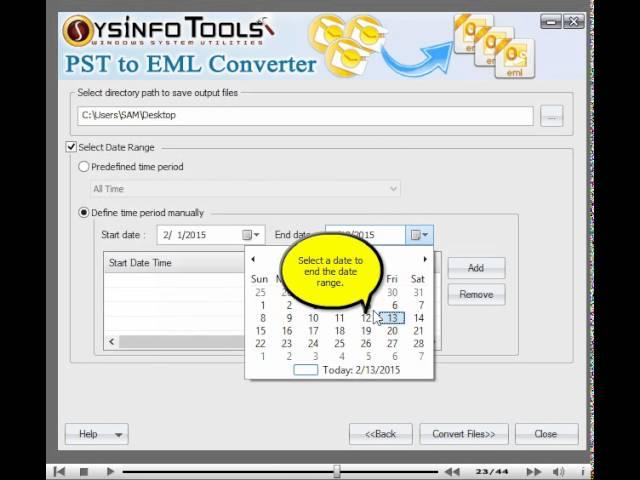 Easily Convert Outlook PST File Into EML Format | SysInfoTools PST to EML Converter