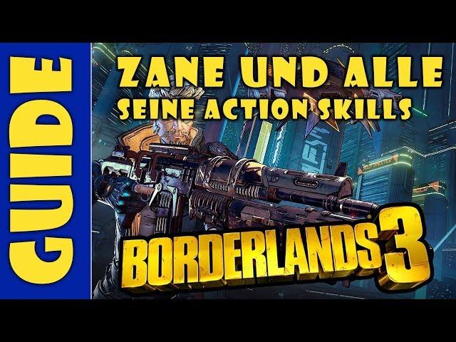 Borderlands 3 Deutsch - Zane und alle seine Action Skills