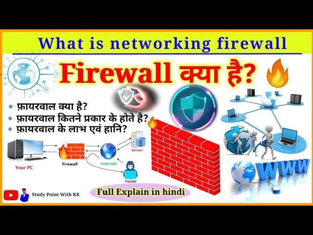 फ़ायरवाल क्या है? | फायरवाल कितने प्रकार का होता है | firewall kya hai |What is firewall in hindi |