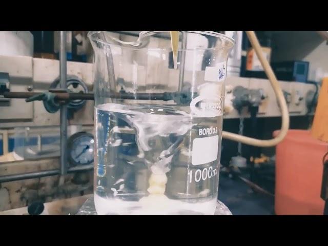 #PVA polymer precipitation in water