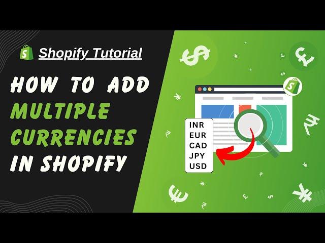 How to add multiple currency in shopify 2.0