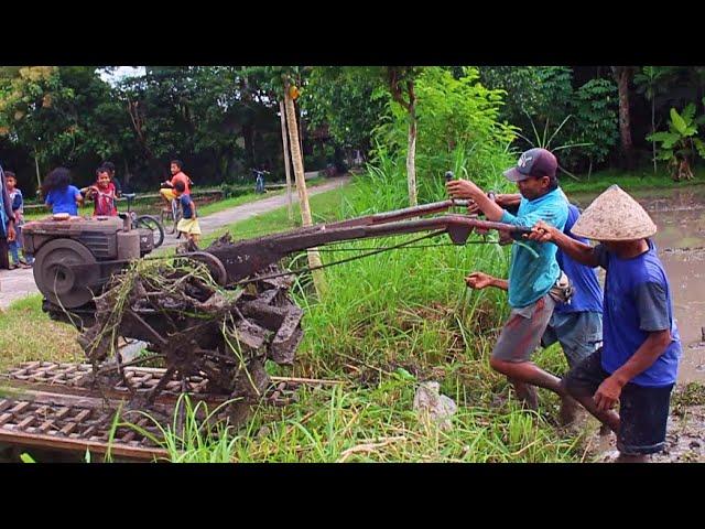 Naik Curam  !! Perjalanan Traktor bajak Sawah Pulang ke Rumah Tanpa Ganti RODA