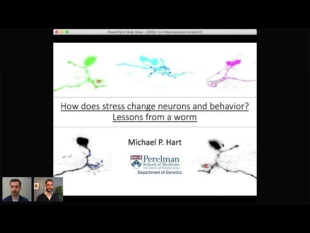 How Does Stress Change Neurons and Behavior? Lessons From A Worm (Michael P. Hart, PhD)