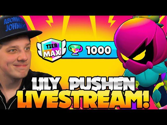 ICH PUSHE MIT EUCH LILY IN BRAWL STARS AUF 1000 POKALE! | Brawl Stars