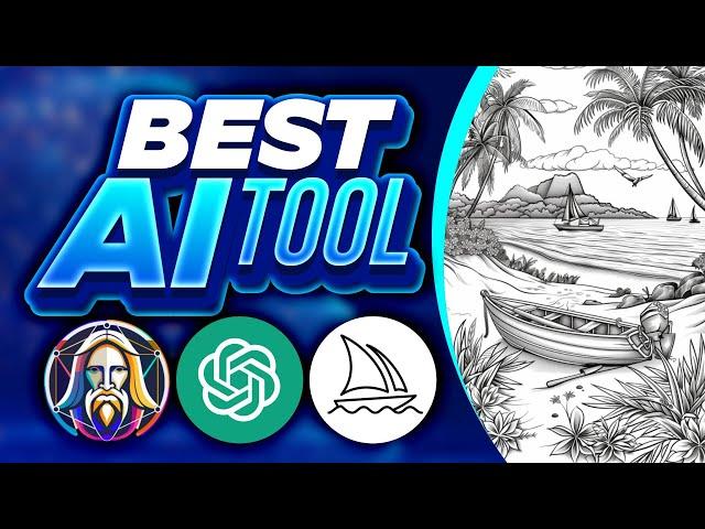 The Best AI Tool For Coloring Pages | Midjourney vs Dall E 3 vs Leonardo AI