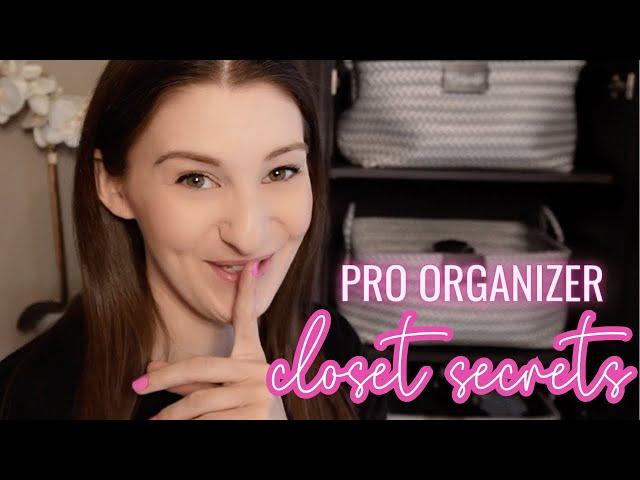 CLOSET ORGANIZATION HACKS FROM A PROFESSIONAL ORGANIZER // Have You Tried these Organization Ideas?