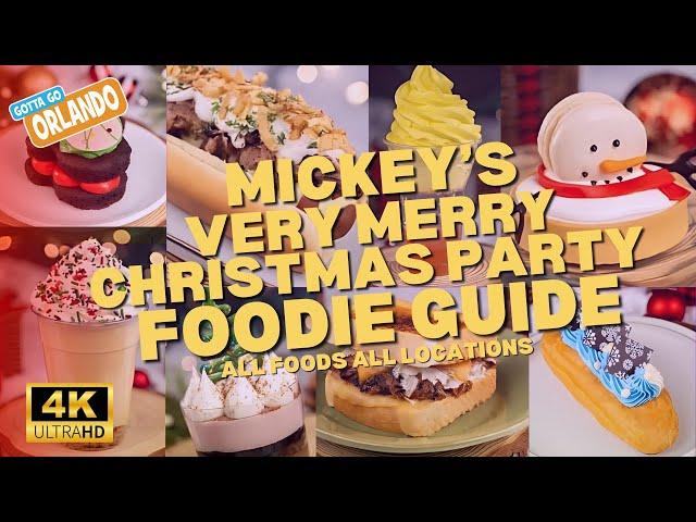 Mickey's very Merry Christmas Party 2024 FULL FOODIE GUIDE!