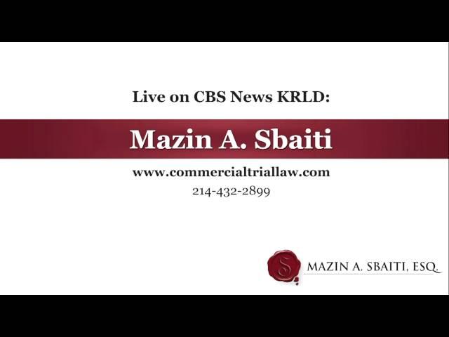 Mazin Sbaiti on Dallas CBS Radio About First Amendment Law