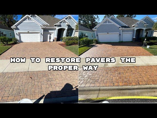 How To Restore Pavers