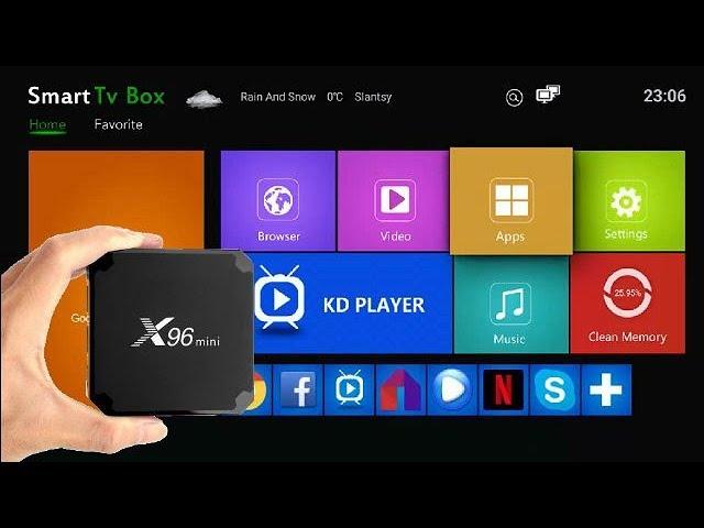 TV BOX X96 Mini  Android 7.1.2 / Amlogic S905W / 2GB Ram+16GB Rom