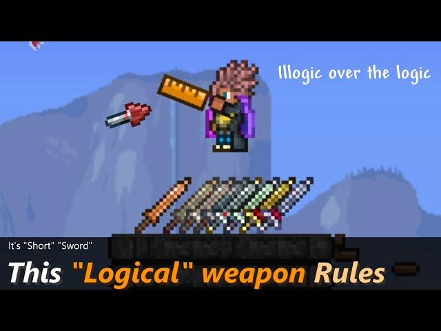 The most questionable & illogical "weapon" in Terraria ─ As if shortswords weren't questionable...