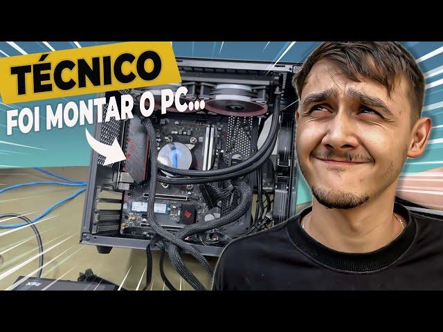 TÉCNICO DE TI DAS ANTIGA FOI MONTAR O PC GAMER