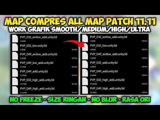 Update !! Config ML Anti Lag Smooth Map Ml Patch Terbaru | Lag Fix Frame Drop | Mobile Legends