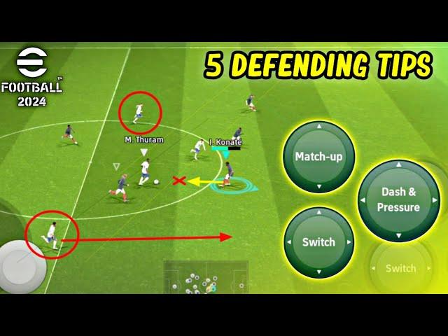 5 Defending Tips & Tricks You Must Know in eFootball 2024 Mobile