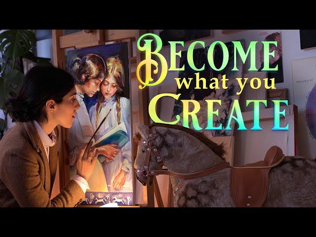 Transform your Life through Thoughts & Creations  Watercolor & Oil Painting  Cozy Art Vlog