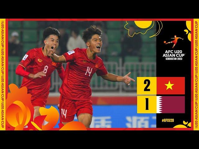 #AFCU20 - Group B | Vietnam 2 - 1 Qatar