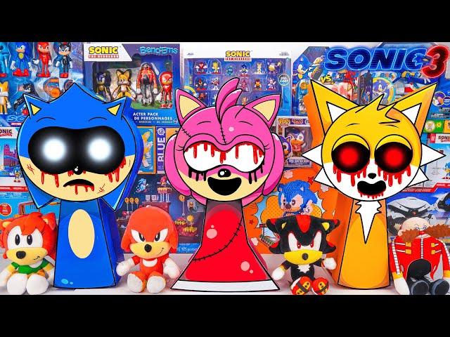 Sonic The Hedgehog Toys Unboxing Review | Shin Sonic Movie 3 Exe Tapes, Shin Tails Movie 3 Exe Tapes