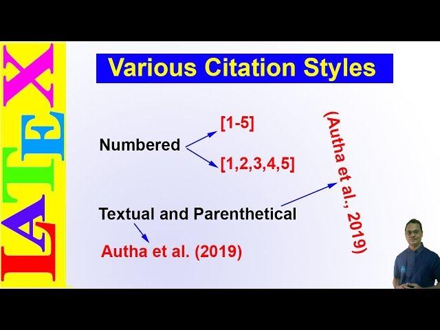 Various Citation Styles in LaTeX (LaTeX Advanced Tutorial-25)