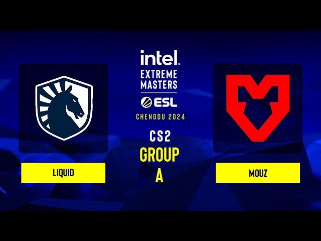 Liquid vs. MOUZ - Map 2 [Mirage] - IEM Chengdu 2024 - Group A