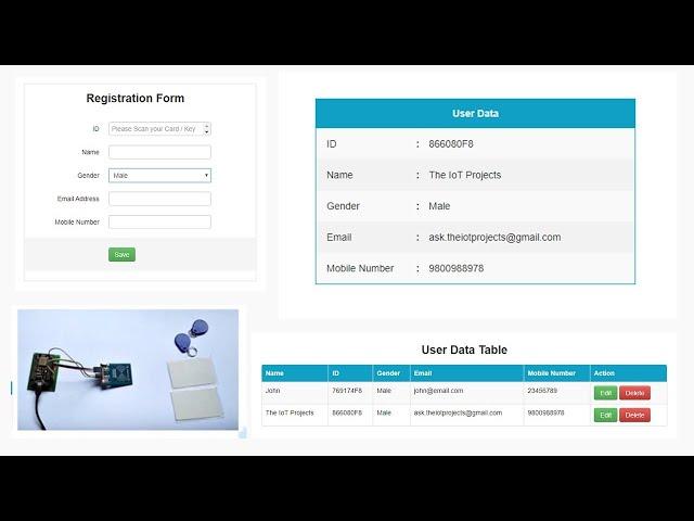 Connect RFID to PHP and MySQL Database with NodeMCU ESP8266