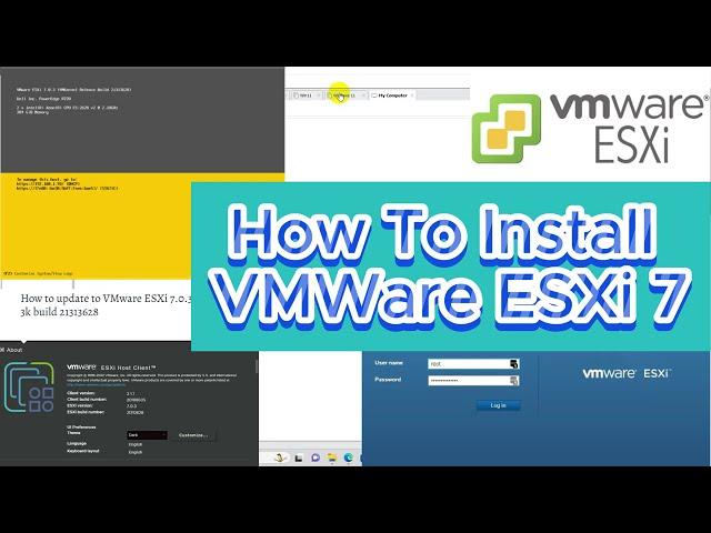 How to install VMware ESXi 7 Enterprise plus free key license