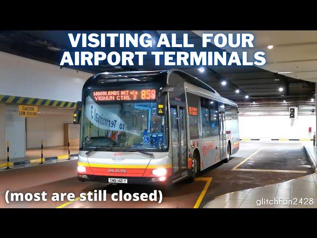 Going to all 4 Airport Bus Terminals after the reopening of Jewel