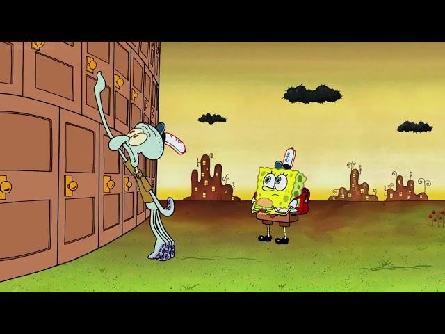 Squidward finds something more sinister than the Red Mist reference