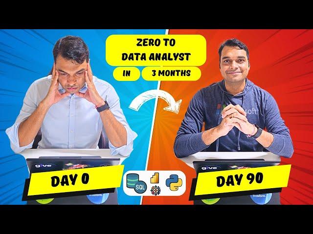 From Zero to Data Analyst in 90 Days: Get Hired in 2024!