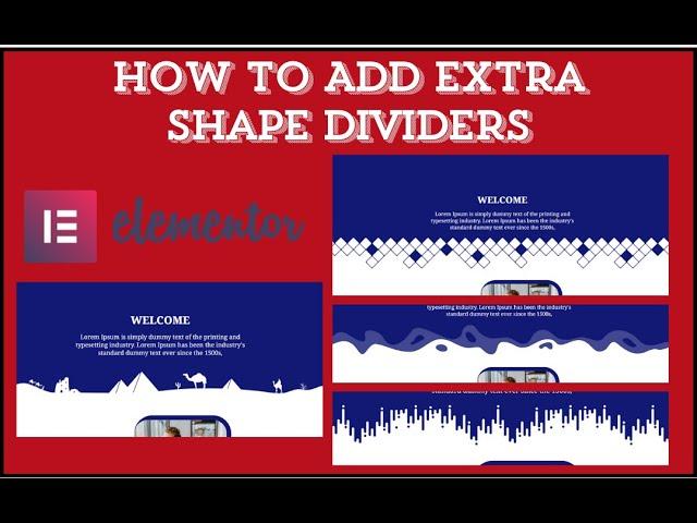 How to add Shape divider  extra option in elementor | add shape divider various options | Creative