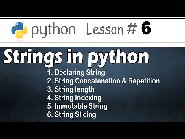 Strings in python #6