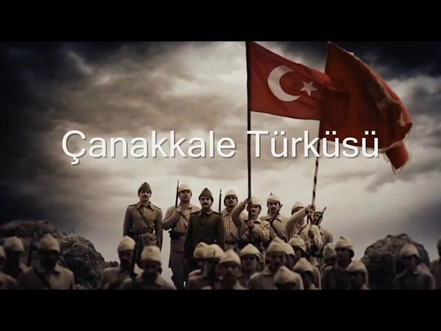 Çanakkale içinde aynalı çarşı, ana ben gidiyorum düşmana karşı ....