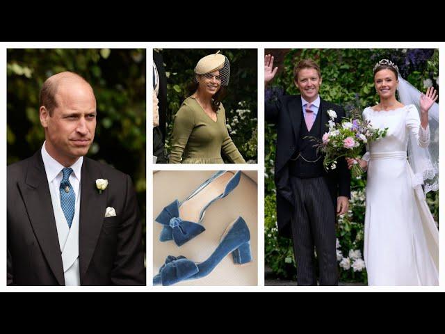 Part 2: The Wedding of The Duke of Wesminster and Olivia Henson, who wore blue velvet shoes
