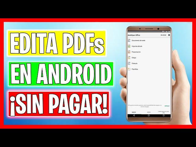 Como Editar Archivos PDF en Android Gratis 