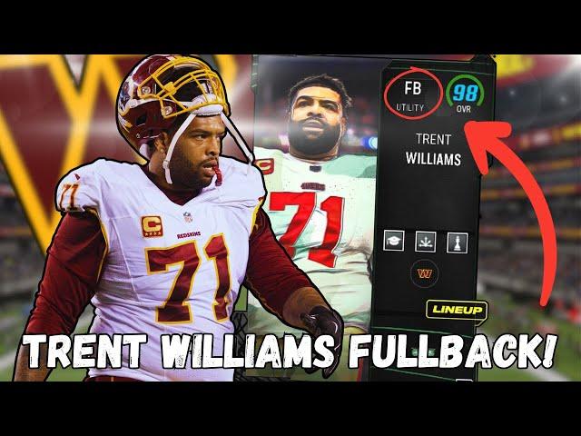 Trent Williams At Fullback Is SO Fun! | Washington Commanders Theme Team | Madden 24