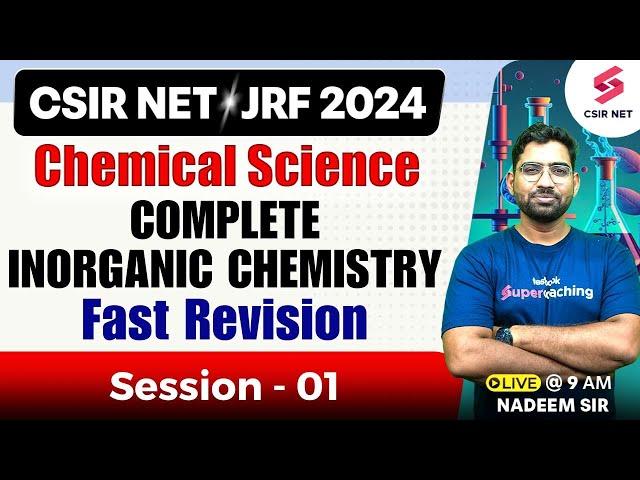 CSIR NET JRF 2024 | Complete Organic Chemistry | Fast Revision | Session 01 | Nadeem Sir