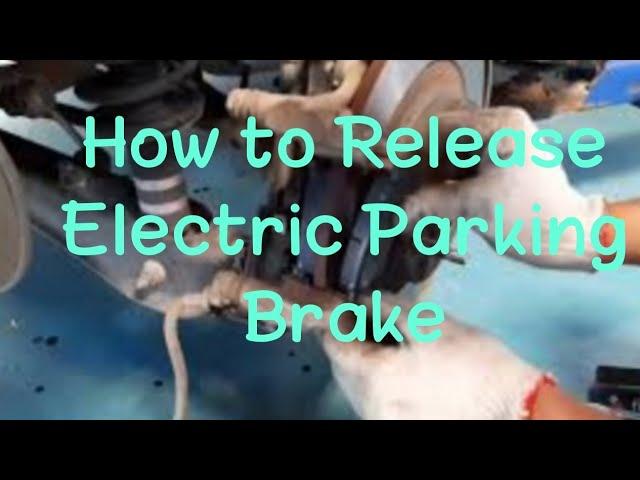 How To Release Electric Parking Brake Mitsubishi Outlander, ASX, Eclipse Cross 2018.AutoFix Garage.