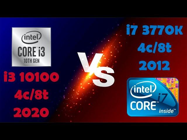 Сравнение процессоров Core i3 10100 vs Core i7 3770k | сможет ли i3 что-то противопоставить i7