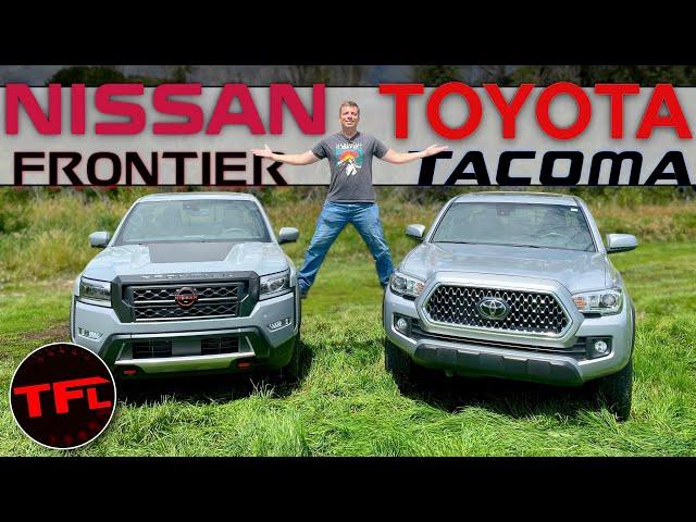 2022 Nissan Frontier vs Toyota Tacoma - One of These Trucks Has a New Clever Feature You’ll Want!