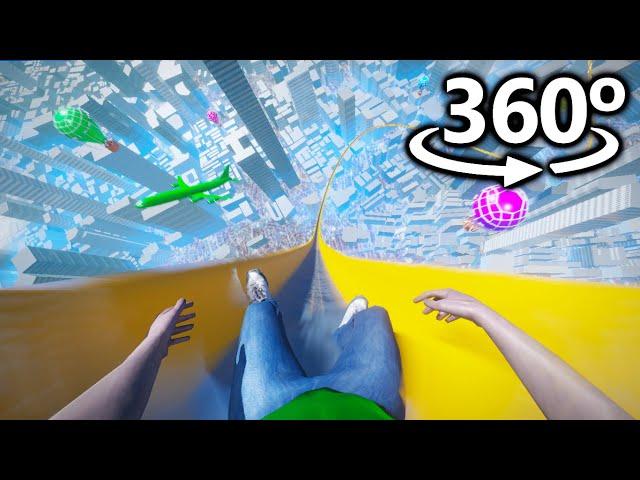 WATER SLIDE in 360° | VR / 4K