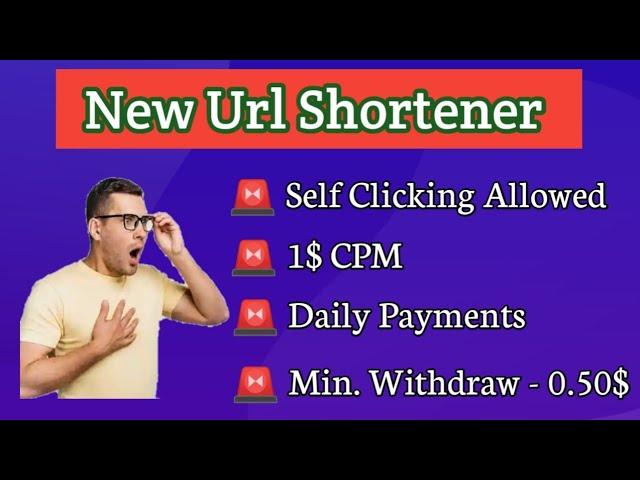  New Url Shortener Site With Self Clicking Allowed 