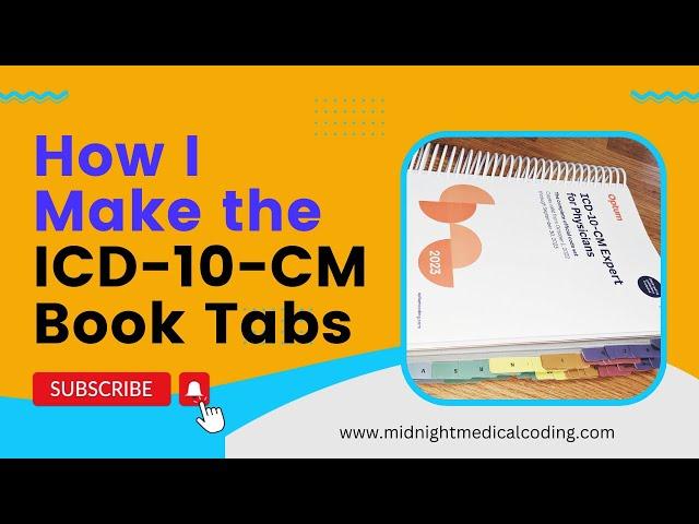 How I Make the ICD-10-CM Book Tabs